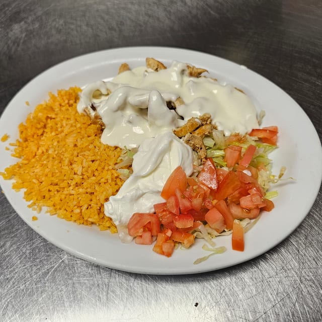 Lunch Pollo Con Crema.