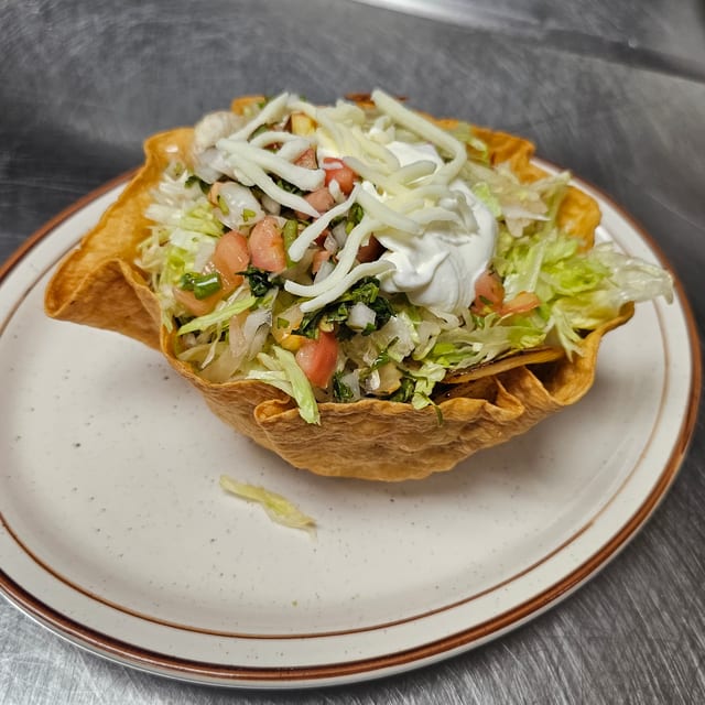 Lunch Taco Salad Fajita.
