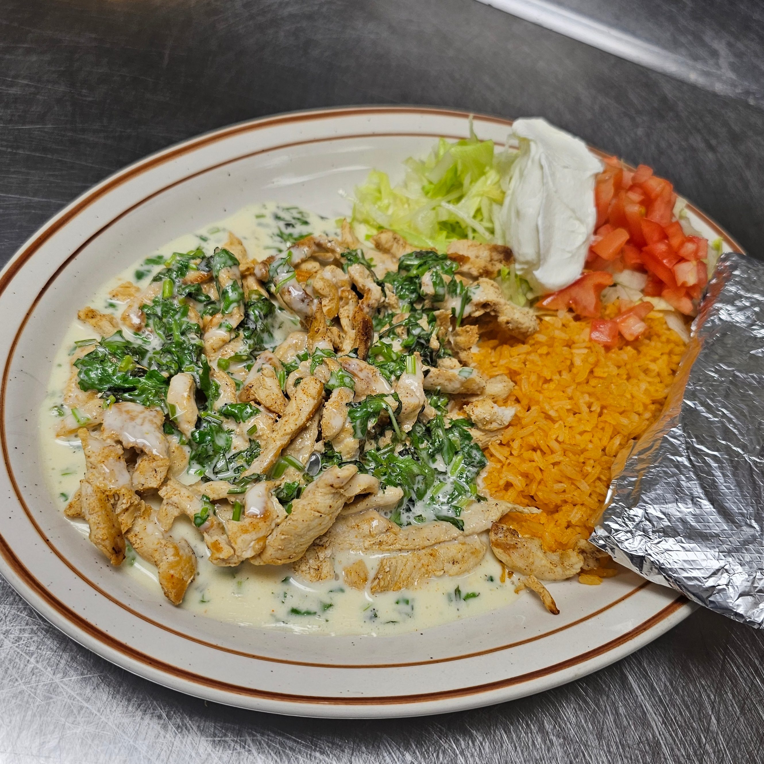 Pollo Con Cilantro.