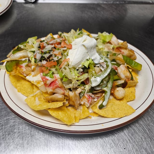 Nachos Seafood.