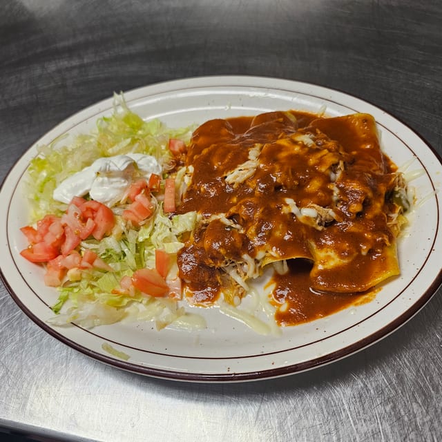 Enchiladas Rancheras.