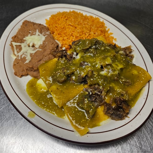 Enchiladas Suizas.